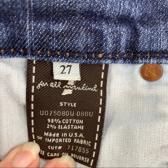 7 for All Mankind Cut Off shorts - 27 - Picture 5 of 8